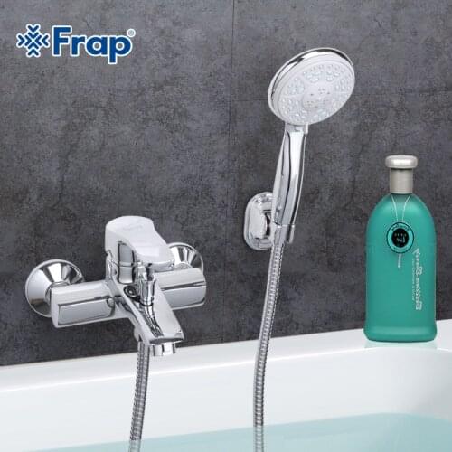 Frap 1 Set Modern Style Bathroom Faucet Cold and Hot Water Mixer Tap Single Handle F3070