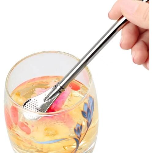 Wholesale stainless steel Bombilla straws Yerba mate straw filter straw 300 pcs/lot Free shipping