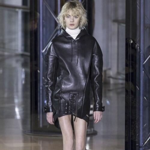 2020 ldz faux leather jacket denim jacket women womens coat trench coat for women