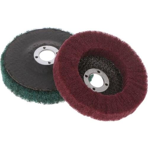 120/240 Grit Cotton Lint Cloth Buffing Wheel Nylon Polishing Wheels 100*16mm Grinding Wheel