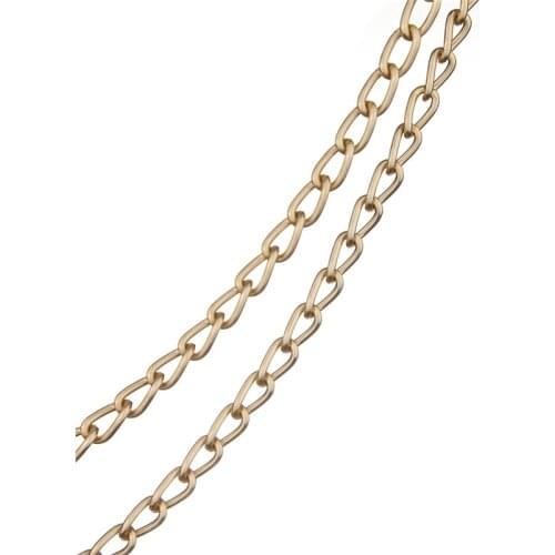 5meters/lot Gold/Silver Color Metal Bulk Rolo Link Necklace Chains 4.5*8.1mm for DIY Jewelry Making Findings Accessories F1645