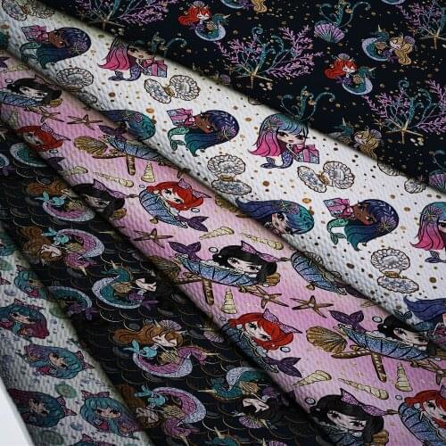 50*140cm Bullet Textured Liverpool Fabric Flower Printed DIY Tissue Kids Home Textile for Sewing Quilt Decoration Home