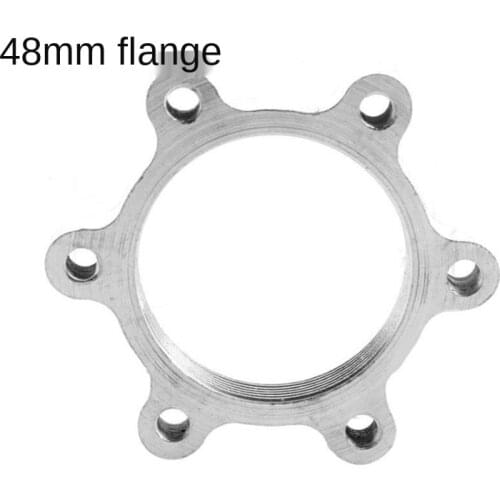 6pcs Disc Tray Flange Turn Pull The Seat Bicycle Mountain Bike Disc Brakes Converted 6-hole Screw Thread Seat Disc