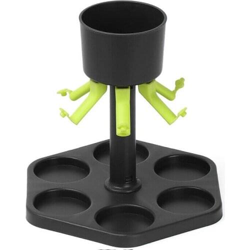 6 Shot Glass Dispenser And Holder Wine Whisky Beer Dispenser Holders Rack Bar Accessories Drinking Tools Home Party Games