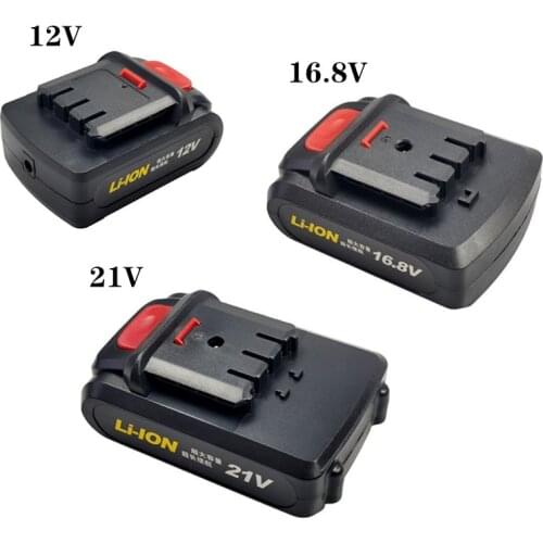 12V 16.8V 21V Electric Saw Supporting Battery Electric Screwdriver Special Power Supply Large Capacity 18650 Lithium Battery