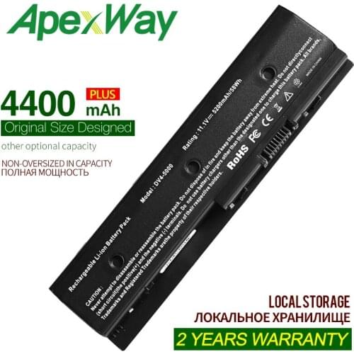 ApexWay 4400mAh Laptop Battery For HP Envy dv4-5000 dv4-5200 dv4-5201tu dv4-5201tx m6-1100 m6-1100er dv6-7022tx dv7-7000ee