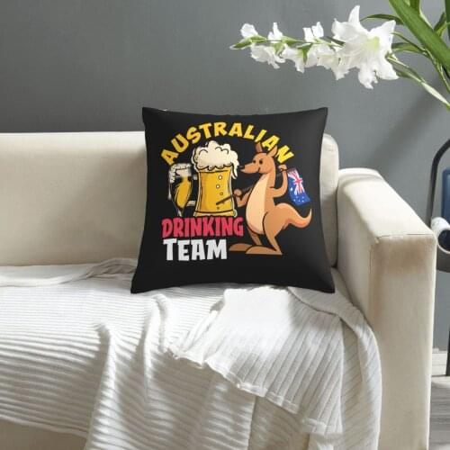 Australia Drinking pillowcase printed cushion cover sofa waist pillow pillow cover