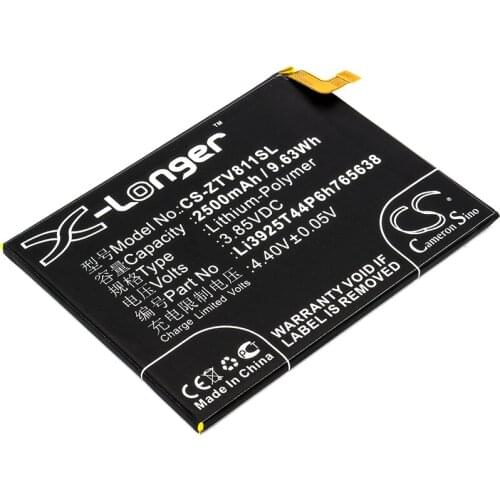 CS 2500mAh/9.63Wh battery for ZTE Blade V8 Lite,Blade V8 Lite Dual SIM, Lite Dual SIM TD-LTE Li3925T44P6h765638