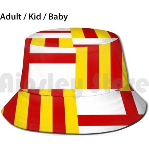 Flag Gifts Stickers & Products ( Gf ) Sun Hat Foldable UV Protection Flag National Flag Flags Colorful Flags