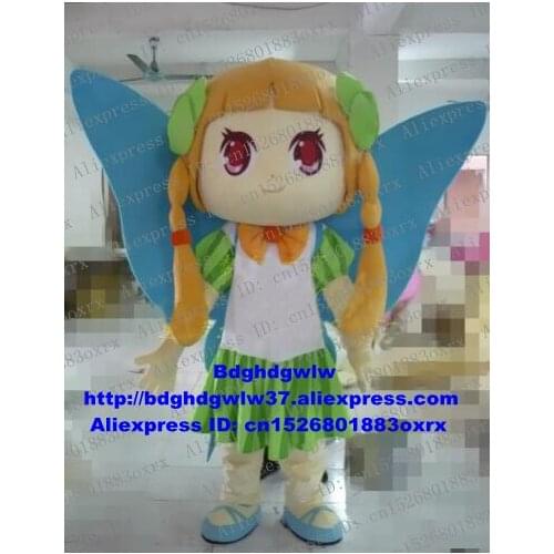 Angel Angell Angelhood Butterfly Mascot Costume Adult Cartoon Character Suit Marketing Planning Parents-child Campaign zx2848