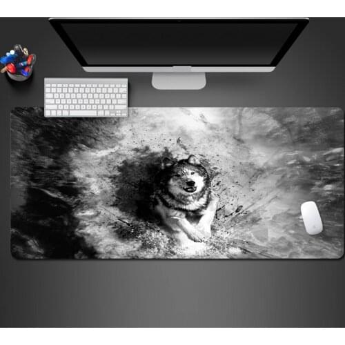 Best Selling Domineering Wolf Animals Mouse Pad Good Quality Mousepad Game Players Mat To Gaming Mouse Pad Rubber Desk Mats