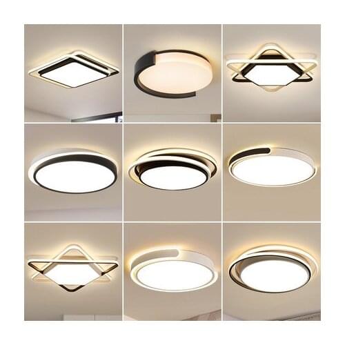 Fashion simple modern LED creative warm room bedroom study room living room ceiling lamp