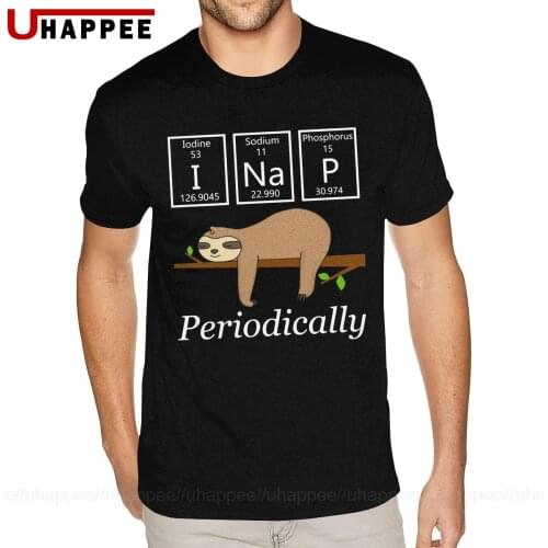 Large Size Funny Sloth I Nap Periodically Shirts Men Streetwear Fashion Short Sleeved Summer T-shirt Men Sale Price Apparel