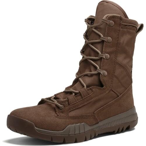 Men Desert Tactical Mens Boots Wear-resisting Army Boots Work&Safety Men Waterproof Outdoor Hiking Men Combat Ankle Boots Feamle