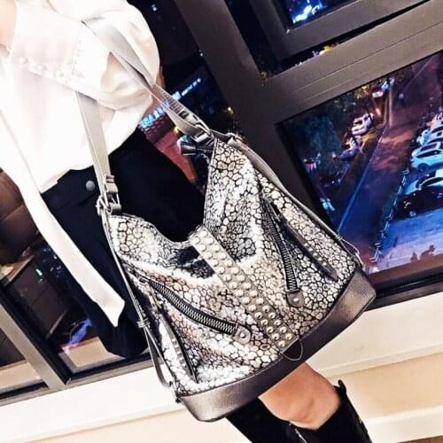 New Multifunction Womens Leather Handbags Ladies' Shoulder Bag Sac A Dos Mini Female Travel Backpack Girl School Bags