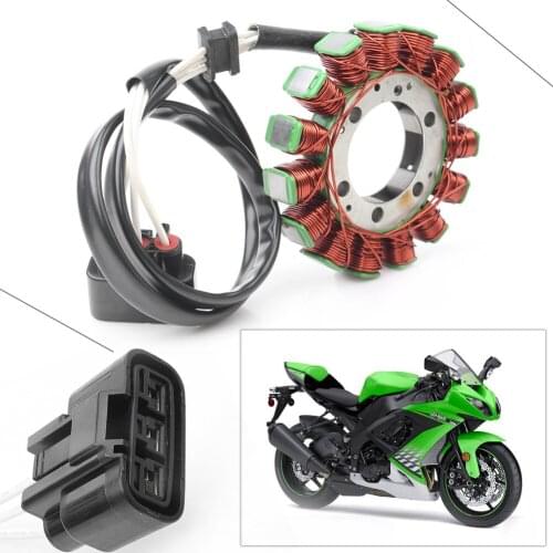 Fits for Kawasaki Ninja ZX10R 2008 2009 2010 Motorcycle Magneto Engine Stator Generator Coil