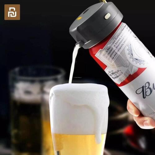Portable Xiaomi Star Compass Beer Foam Drinking Bubbler 40000 Times/s Ultrasonic Liquid Foam Machine Bubbler Tool For Smart Home