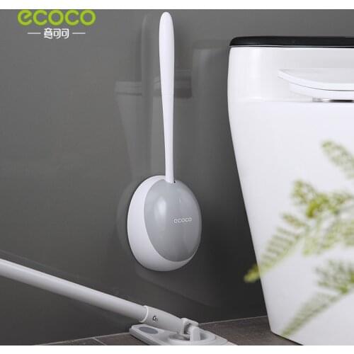 Silicone Toilet Brush For WC Accessories Drainable Toilet Brush Wall-Mounted Cleaning Tools Home Bathroom Accessories Sets #33