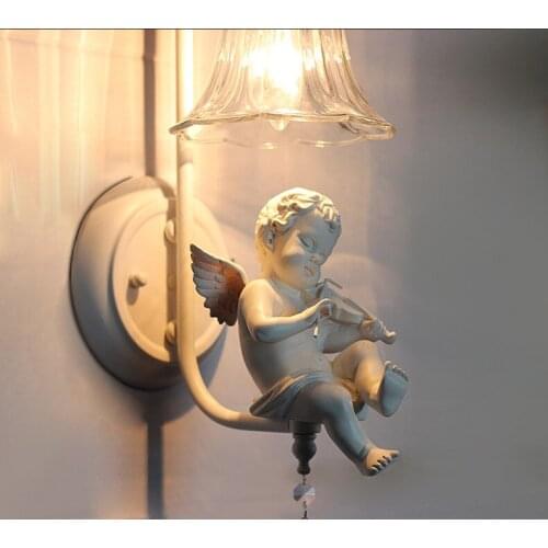 Modern LED Wall Lamps Europe Style Vintage Bedside Lamps Balcony/Stair Lights Rustic Wall Light E14 3W led Decoration Lighting