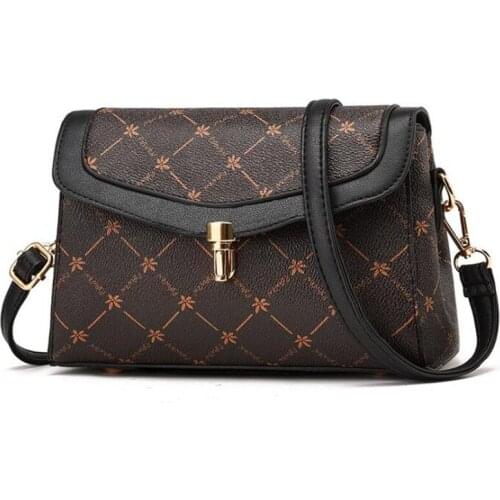 High Quality Elegant Female PU Leather Handbags Lady Shoulder Bag Famous Brand Designer Women‘s Purses And Handbag More Pockets