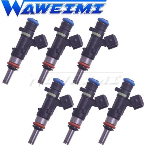 WAWEIMI 6x Fuel Injector OE 0280158124 373cc 12ohm For FERRARI 599 High Quality 213635