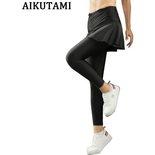 Tennis Skirt Women Sport Skirt Quick Drying Cropped Pants Tennis Workout Badminton Training Running Skirts Women Tennis Clothes