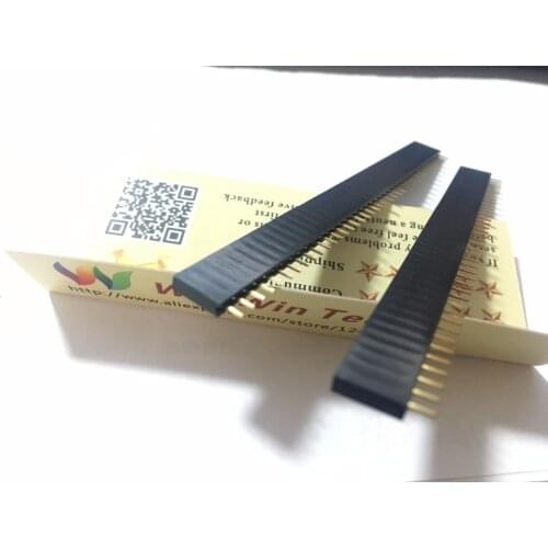 10pcs 1x40 Pin 2.54mm Single Row Female Pin Header Connector