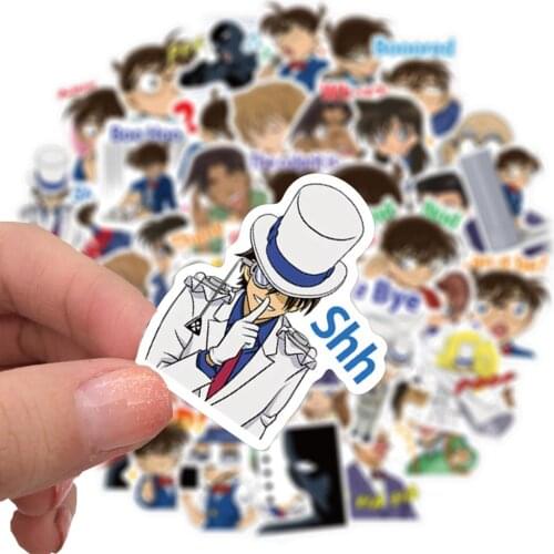 30/50 PCS Conan Japanse Cartoon Stickers for Car Styling Bike Motorcycle Phone Laptop Travel Luggage Cool Funny Spoof JDM Decal