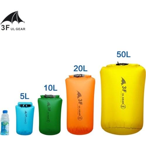 3F UL GEAR Round Seaside Beach Drifting Wading Waterproof Bag Outdoor Luggage Waterproof Bag Bathroom Airbag