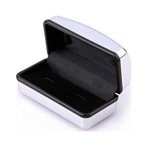 60 PCS Personalised Silver Polished Chrome Satin Cufflink Boxes Engraved FREE Wedding Gift Mens Accessory Storage cases