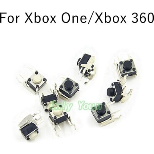 Aipinchun High Quality Wholesale 20Pcs Lb Rb Bumper Switch Buttons Replacement For Xbox One Xbox 360 Wireless & Wired Controller