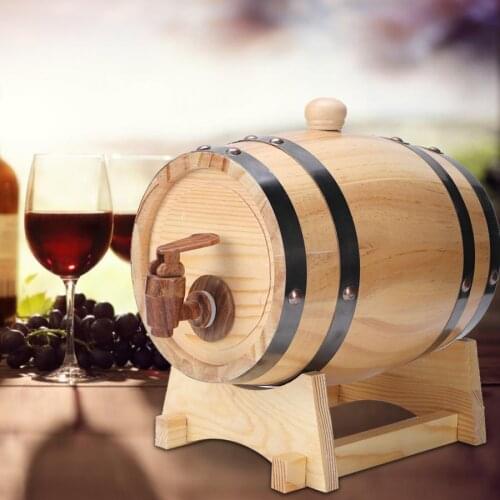 NEW Oak Pine Wine Barrel Storage Special Barrel 1.5L Storage Bucket Beer Casks More Mellow And Flavorful Quick Delivery