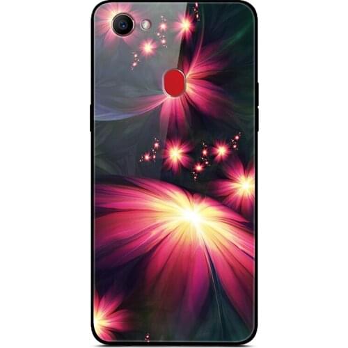 For OPPO F7 Phone Case Tempered Glass Case Phone Cover Fitness Back Bumper Series 1