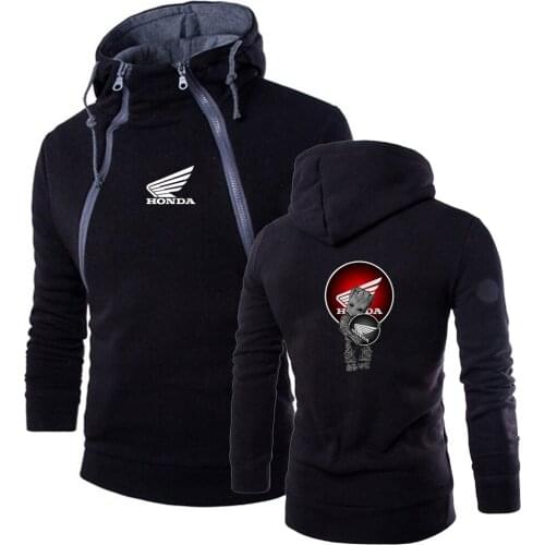 Mans New Honda Printing Harajuku Style Pullover Hoodies Brand Hooded Sweatshirt Classic Tracksuit Warm Comfortable Tops
