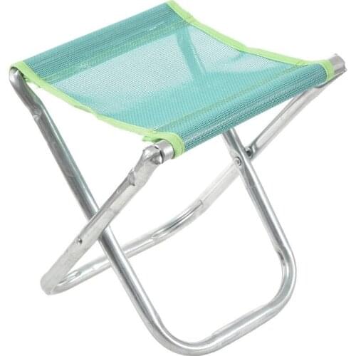 Portable Aluminum Folding Chair Camping Stool Seat Outdoor Fishing Picnic Camping Foldable Chair