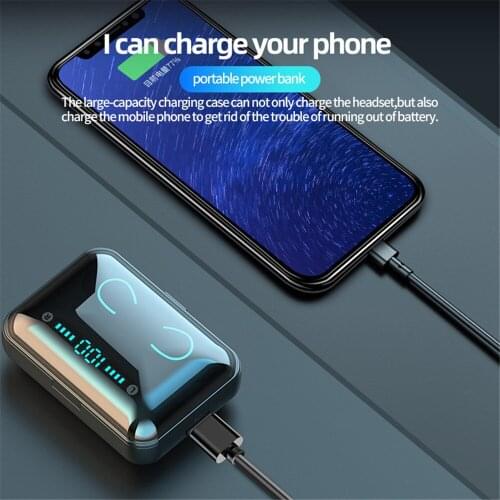 TWS F9-5 Wireless Headphones Bluetooth 5.0 Earphone HIFI Mini In-ear Sports Running Headset Wireless Sport Handsfree For Phones