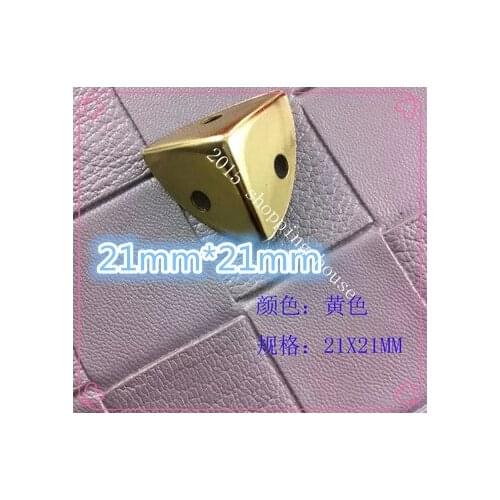 Corner Brackets 25MM side angle gold decoration gift box package box four corner angle iron angle wooden box accessories