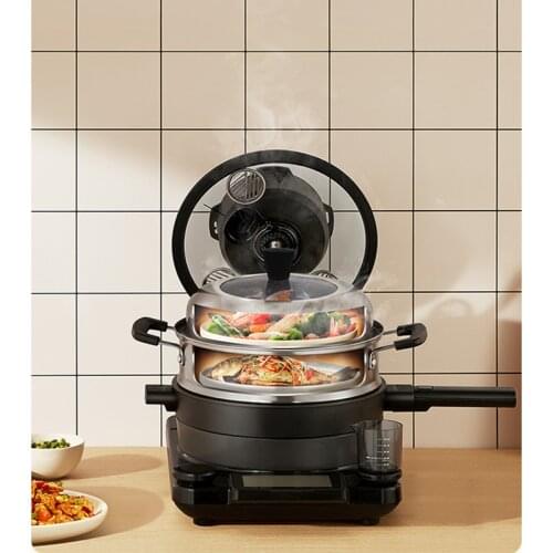 Cooking machine food million 2.0 multifunctional home wok cooking robot black Household automatic cooking pot cooking robot