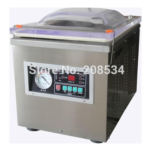 220V food vacuum sealer machine, vacuum packing machine vacuum chamber, aluminum bags food rice tea vacuum sealing machine