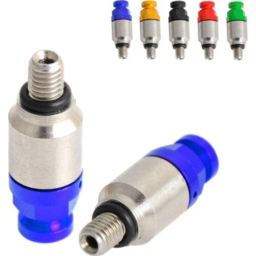NICECNC M5x0.8 pitch Fork Air Bleeder Pressure Valve Bolts Screw For YAMAHA YZ85 YZ125 YZ250/F YZ250FX YZ400F YZ426F YZ450F CNC