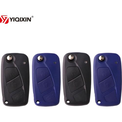 YIQIXIN 3 Button Flip Folding Remote Car Key Shell Cover Case For Fiat 500 Panda EVO Idea Punto Ducato Stilo Doblo Bravo Fiorino