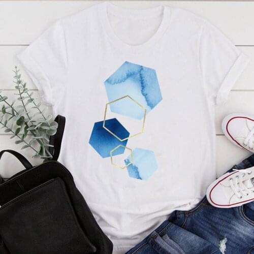 Women Clothes Cartoon Beach Lovely Cute 90s Style Summer Print Fashion Tshirt Female Short Sleeve Tee Top Graphic T-shirt