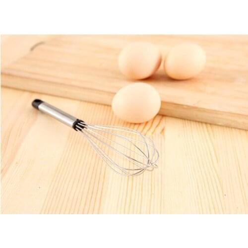 1PC Salon Hairdressing Tool Stainless Steel Handle Whisk Mixer Egg Beater Drink Whisk Mixer Foamer Kitchen Tools LF 258