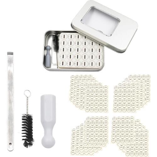 20pcs Absorb Oil Gasket for IQOS 3.0 2.4 Cleaning Brush Tool Blade Clean Protector Anti jam for iqos multi 3.0