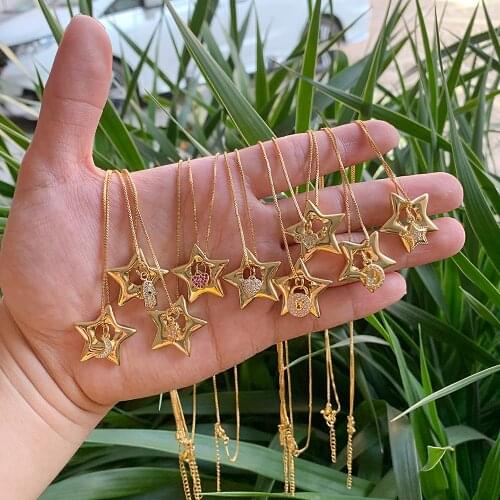 2021 New Star Necklace For Women Ladies Pendant Necklaces Jewelry Accessories