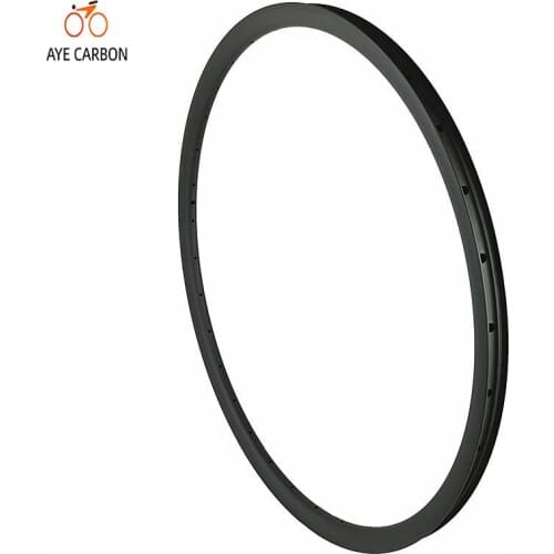 29 inch super light carbon bike hoops weight 330 grams 32mm width 28mm depth mountain bicycle rim tubeless