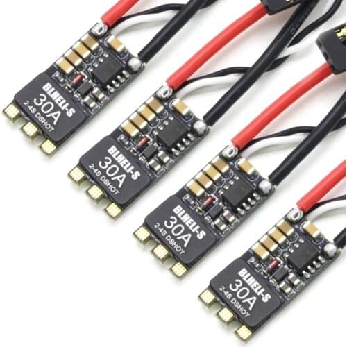 1 / 2 / 4 / 8 pcs 30A-S 30A - S ESC BLHeli_S OPTO 2-4S Supports Mulitshot Oneshot42 OneShot125