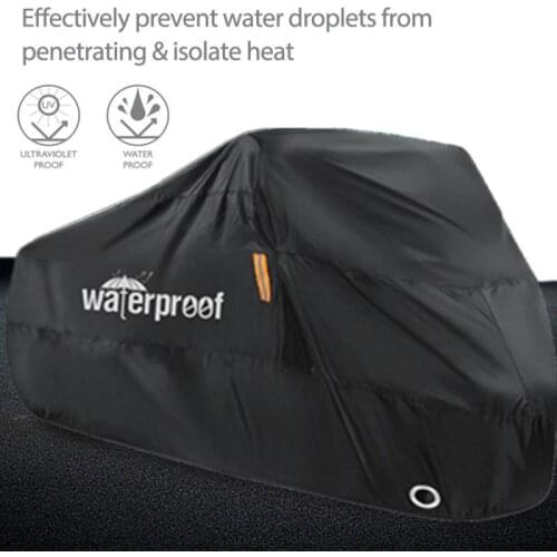 210T Polyester Taffeta Motorcycle Scooter Cover Water Rain Proof UV Sun Indoor Outdoor Protector Motor Bike Cover Outdoor