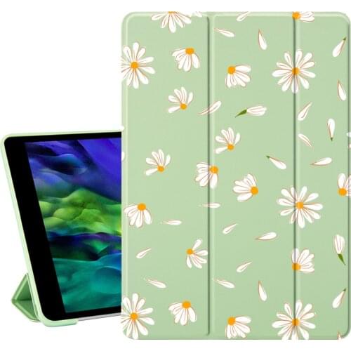 Daisy for iPad Case Air 4 8th 2020 7th Generation Cute Sunflower Cover 10.5 Air 3 Funda For iPad Pro 11 Case 2018 Mini 5 Coque