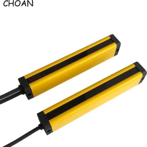 CHOAN SS4016T 40mm 16 beams DC 24V relay Photoelectric protector Infrared sender receiver Safety light curtain Safety grating